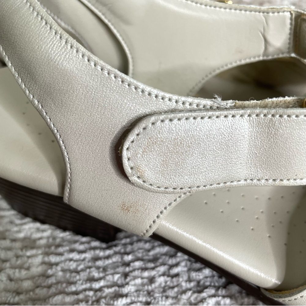 Sas Suntimer Leather Open Toe Block Heel Sandal B… - image 2